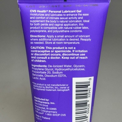 CVS HEALTH (2 PACK) Personal Lubricant Water-Based Tube 4oz Each Exp 04/26 | eBay CVS HEALTH (2 PACK) Personal Lubricant Water-Based Tube 4oz Each Exp 04/26 | eBay