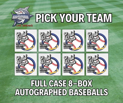 LOS ANGELES DODGERS 2026 Gold Rush MLB 1-Case Autographed Baseball Break #1