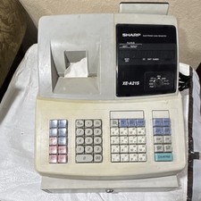 Sharp XE-A21S Cash Register Removable Coin Compartment Electric  Key Opening