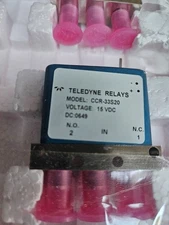 Teledyne Coax Switch RF Relay CCR-33S20 15VDC NOS DC-18GHz