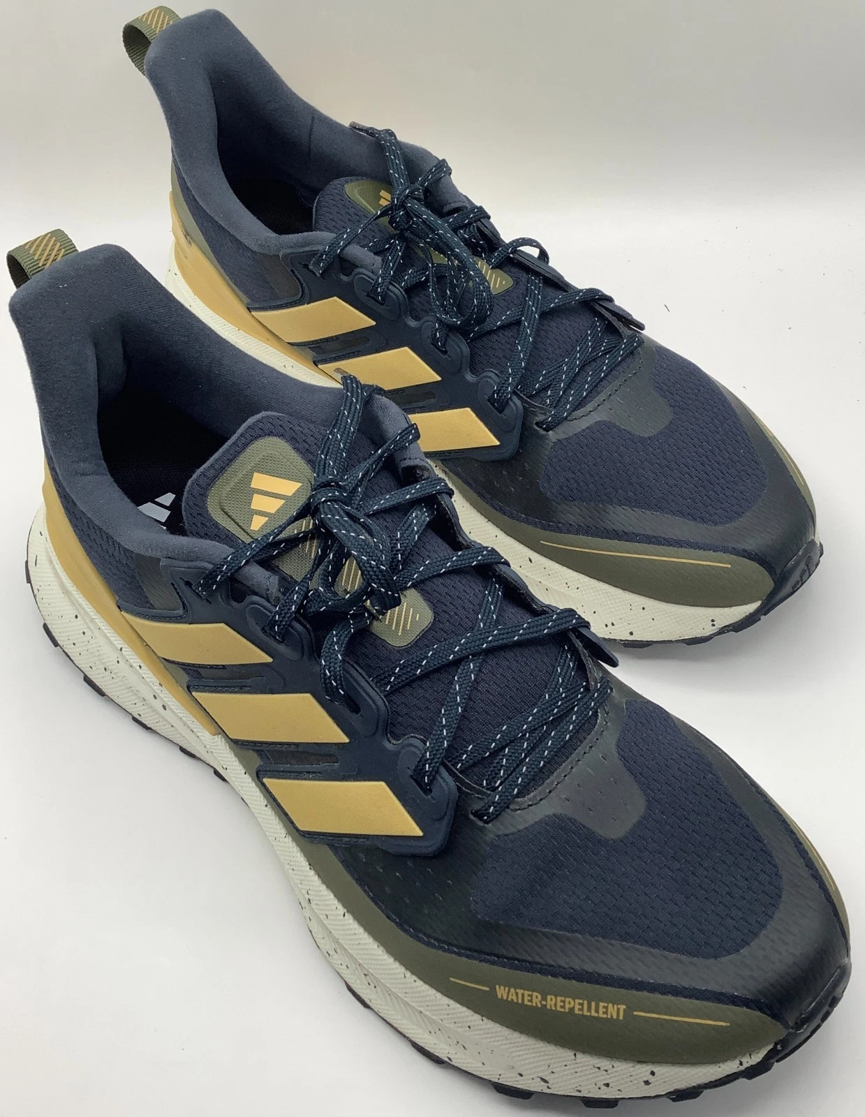 Adidas Men's Size 11 Ultrarun 5 Trail Sneaker, Aurora Ink/Oat/Black, JP5906