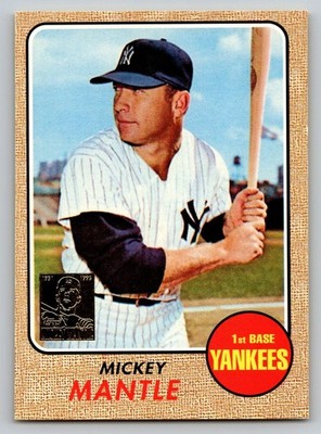 1996 Topps - Mickey Mantle Commemorative Reprints Mickey Mantle #18 1968 Topps