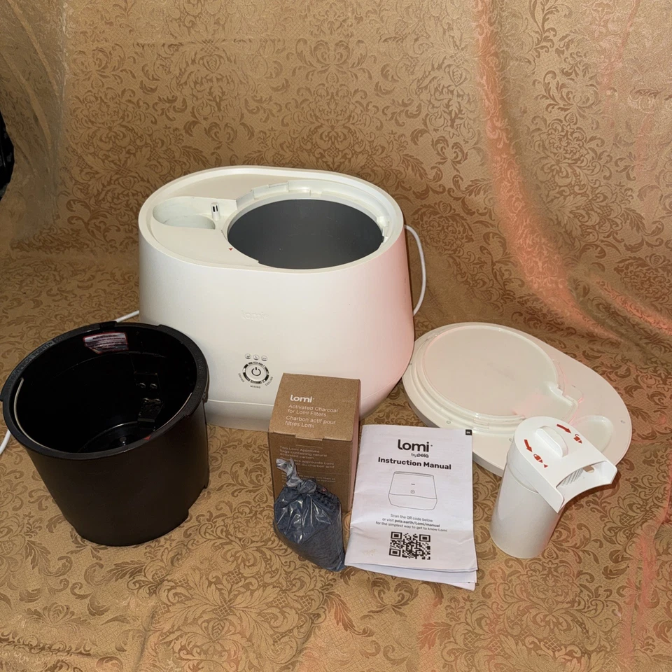 Lomi 80100 Smart Waste Küche Kompostbecher weiß getestet funktioniert