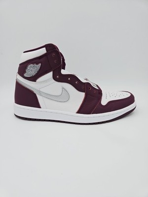 Air Jordan 1 RETRO High OG Bordeaux/Metallic Silver  555088-611  Men's 9.5us
