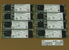 LOT of (8) 180GB M.2 SSD 2280 Intel Solid State Drive