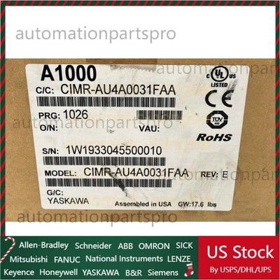 US FREE TAX Yaskawa CIMR-AU4A0031FAA 20HP AC Drive A1000 480V  Spot Goods