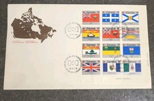 1979 Canada First Day Cover Provincial Flags Envelope,  NICE CONDITION 