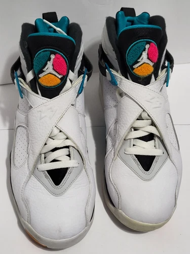 Air Jordan 8 "South Beach" Bianco (305381 113) Taglia Uomo 10
