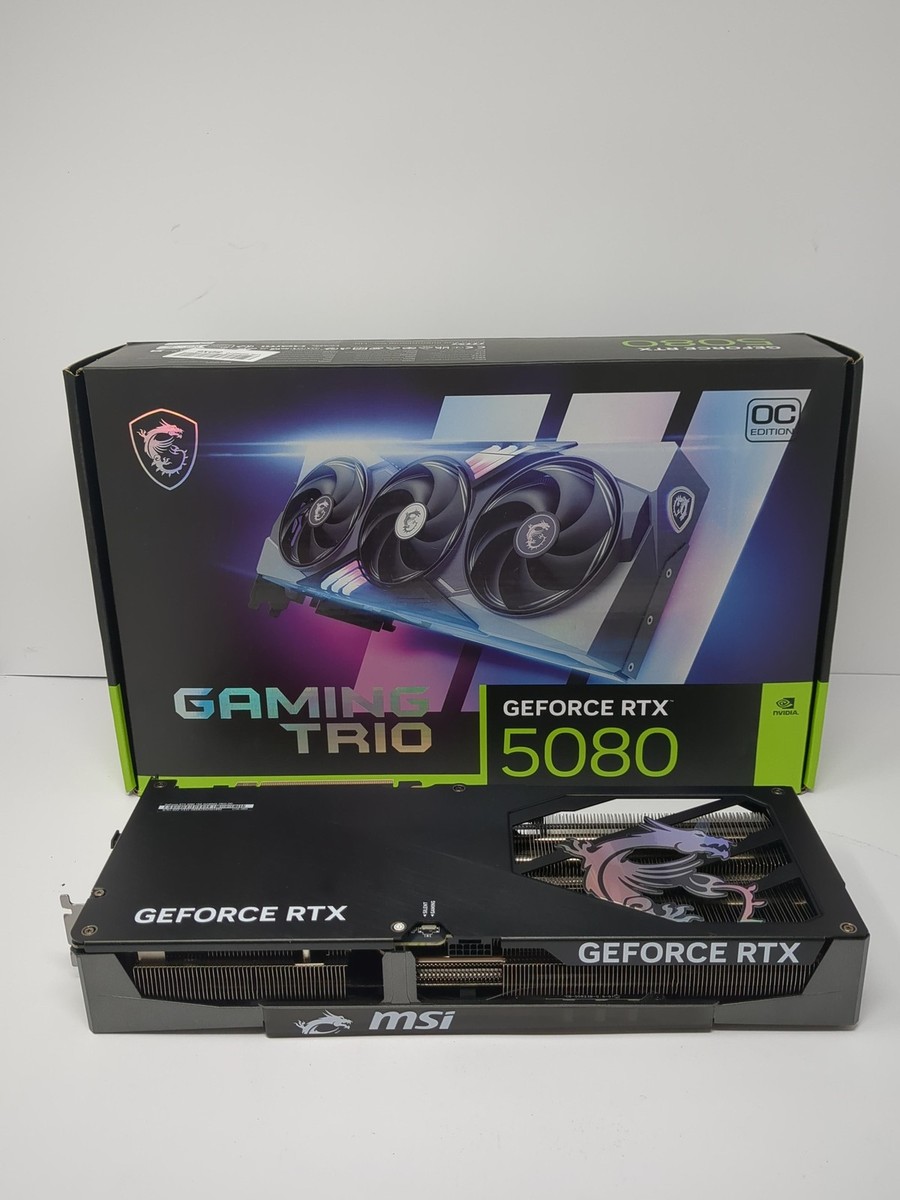 Msi Gaming Rtx 5080 16g Gaming Trio Oc Graphics Card 16gb
