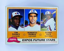 1981 Topps Expos Future Stars Tim Raines Rookie RC Roberto Ramos Bobby Pate #479