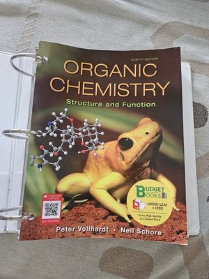 Organic Chemistry Structure And Function.  Vollhardt And Schore. 8th Ed. Loose.