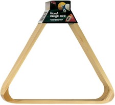 Billiard/Pool Table Accessory: 8-Ball Rack, Hardwood Triangle, Holds Standard...