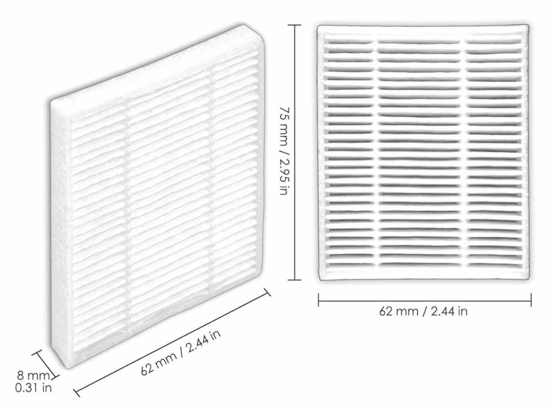 Bruvish: (5 Pack) HEPA Filters Replacements for iRobot Roomba Vacuum