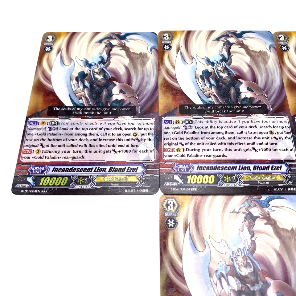 100% AUTHENTIC Incandescent Lion, Blond Ezel rrr bt06 Breaker of Limits Vanguard - Image 2 of 4