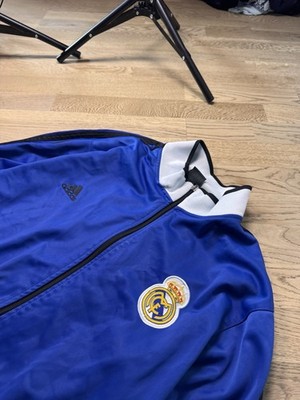 Vintage Adidas Real Madrid pashanim Style blokecore sportswear y2k trackjacket