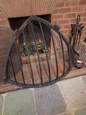 Vintage Large Corner Wall Iron Hay Rack Horse Feeder Farm Stable Garden Planter