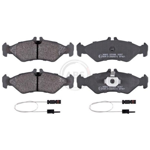 Plaquettes de frein sans sifflement A.B.S. 36902 résistant à l'usure pour Mercedes VW