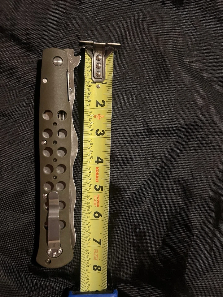 Cold Steel Ti Lite 6 S35VN Green G-10 Handle Folding Pocket Knife - Image 3 of 4