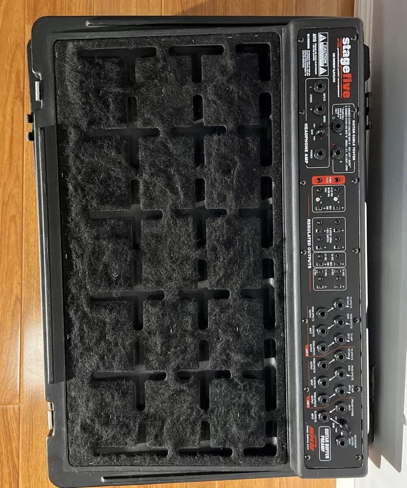 SKB STAGE FIVE PRO PEDAL BOARD PREAMP 115/230V 1A 50WAmp - SKB PS-55 - Image 3 of 4