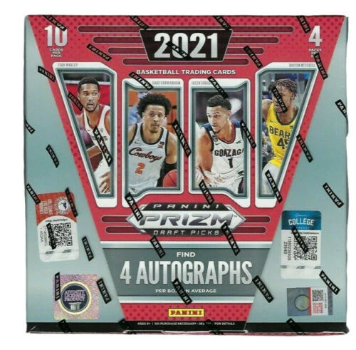 2021-22 PANINI PRIZM DRAFT PICKS BASKETBALL HOBBY BOX FACTORY SEALED NEW