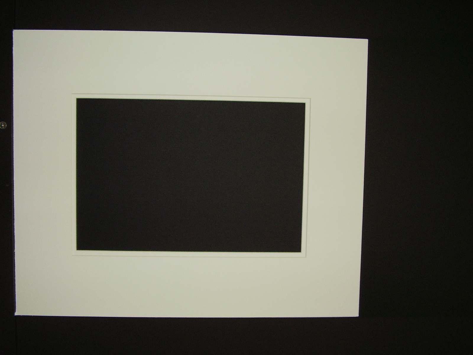 Photo Picture Mats Custom Cut Special Size Mats White on White SET OF 3