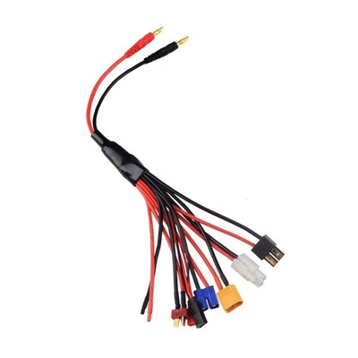 1 to 8 Conversion Connectors Charger Adapter for Remote Control Car