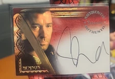 2002 Inkworks THE SCORPION KING Autograph #A5 STEVE BRAND  MEMNON Auto