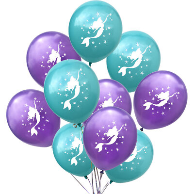 Meerjungfrau Luftballon Set Kinder Geburtstag Baby Shower Mädchen Party Ballons