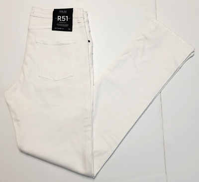 $228 New RYE 51 Silo Pants Men's 31x34 White Straight Fit French Twill Casual 31