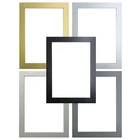 GOLD SILVER Photo Frames A1 A2 A3 A4 A5 BLACK GREY Picture Poster Frame 36x24