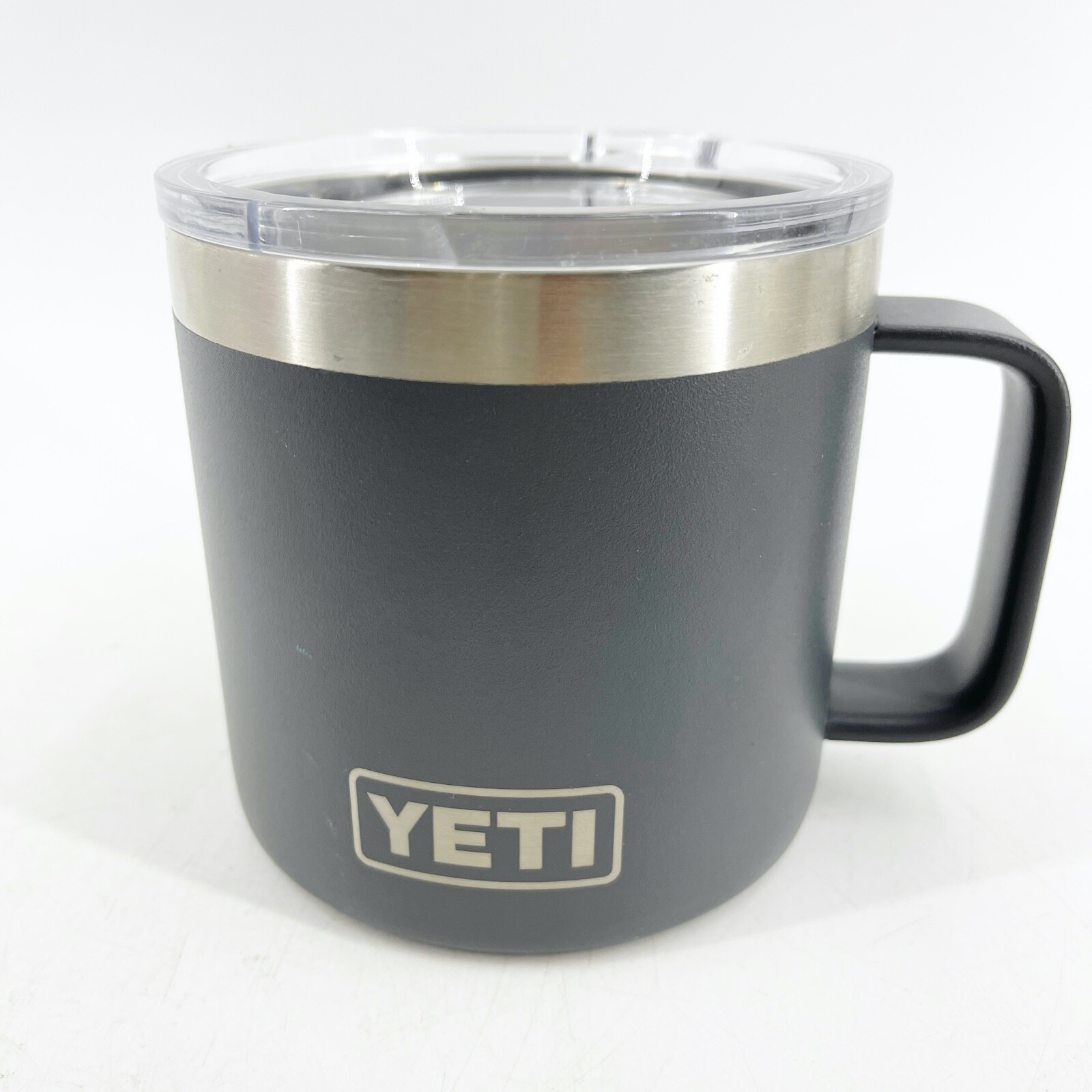 AUTHENTIC YETI Rambler 14 oz MUG with Original YETI Lid Slate Gray