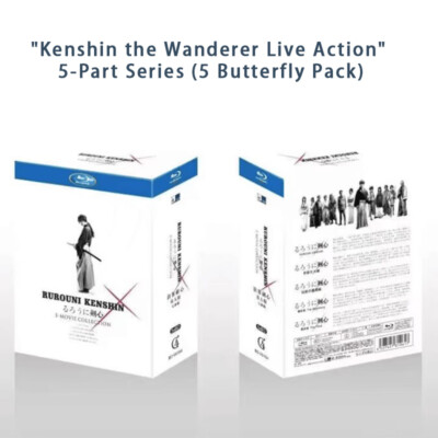 Japan Drama Rurouni Kenshin 5 Movies Collection English Sub