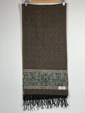 Calzeat Celtic Collection 70"x15" Fringe Winter Warm Woven Scarf Neck Wrap