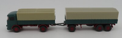 WIKING HO ROAD SET 1/87 TRUCK BÜSSING LU7 TRUCK TRUCK + TRAILER NO BOX