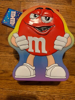 M&Ms Tin Case Red