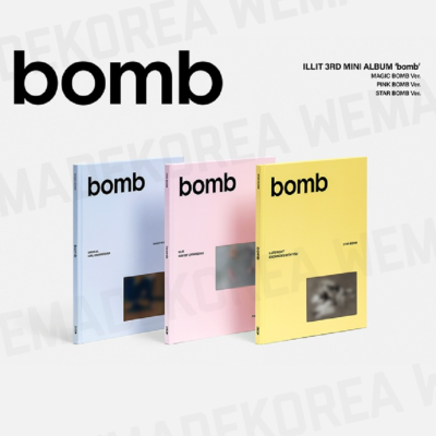 ILLIT 3rd Mini Album bomb Standard ver. 3ea SET Official K