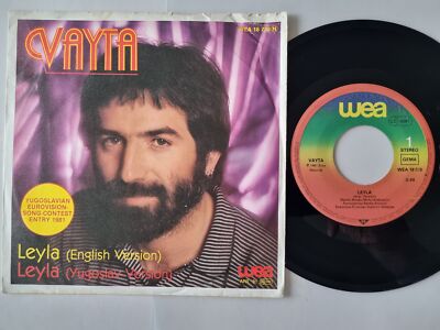 Vayta - Leyla 7'' Vinyl Germany EUROVISION 1981 SUNG IN ENGLISH & YUGOSLAVIAN