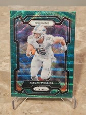 2023 Prizm Football #183 Jaelan Phillips Green Wave Prizm Miami Dolphins 
