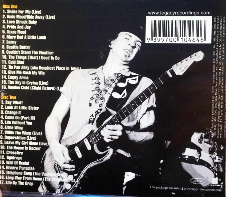 The Essential - Stevie Ray Vaughan And Double Trouble, 2 Disc Set -  CD, VG - Image 2 of 2