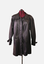Avanti Woman Leather Coat Jacket Size M Genuine Leather