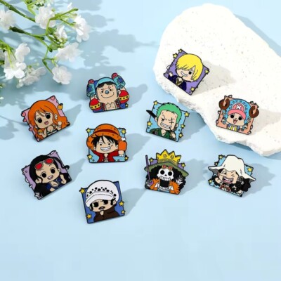 One Piece Strohhut Piraten Pin Anstecker Sammlung Anime Manga Brosche - UK Lager
