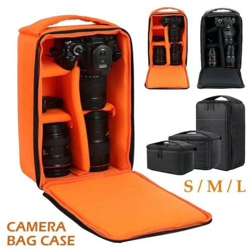 Photography Camera Bag Insert Carry Case Partition For SLR Canon Nikon Sony Lens - Picture 1 of 18