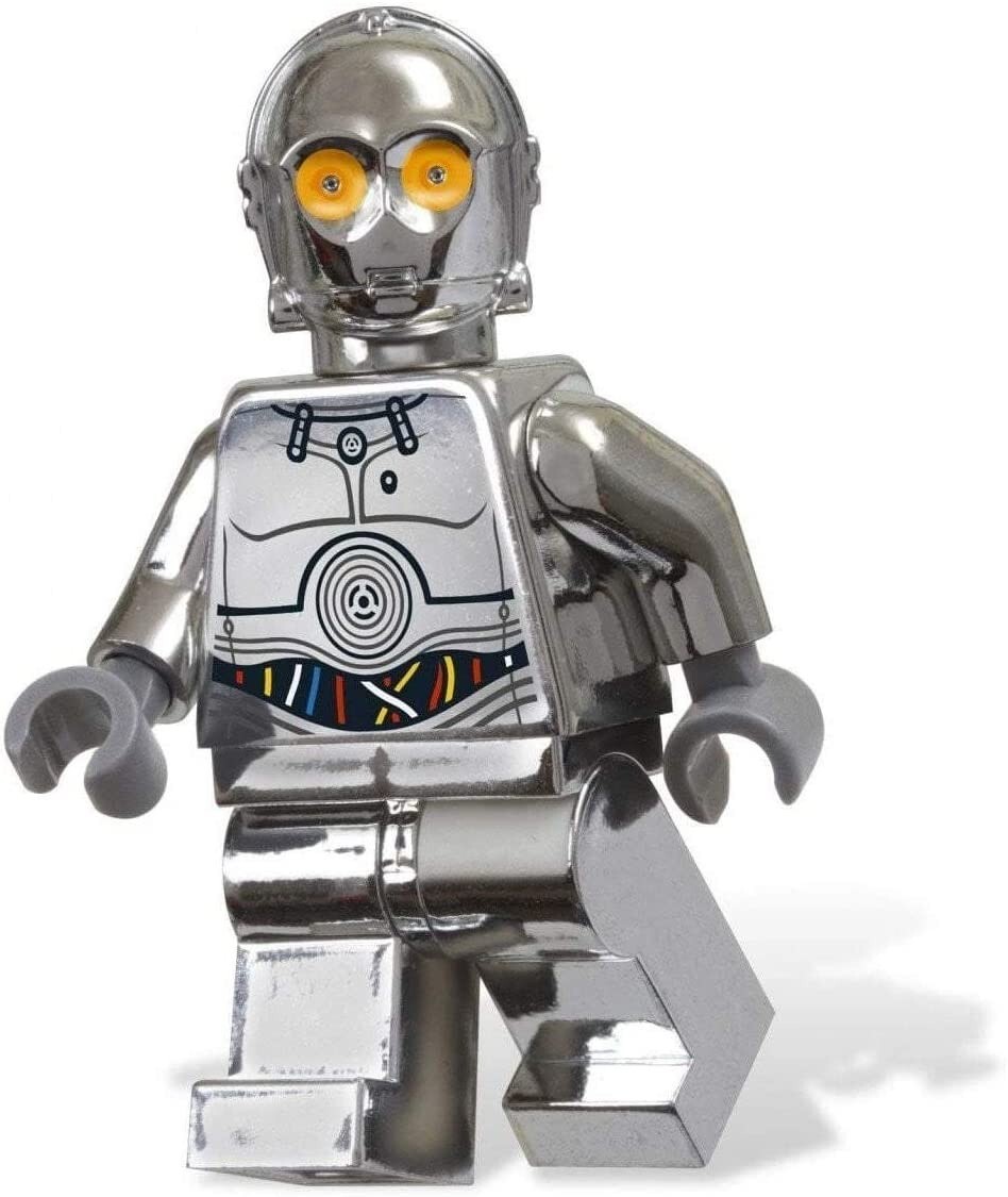 NEW Lego Star Wars 5000063 TC-14 Minifigure Silver Chrome 