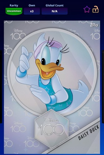 9 Digital Topps Dasiy Duck Cards, Digital Card. READ DESCRIPTION! - Picture 2 of 9