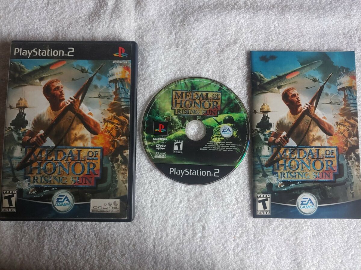 Medal of Honor Rising Sun PlayStation 2 Ps2 Game for sale online