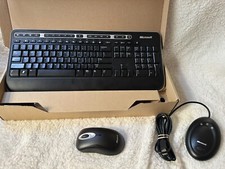 Tested Microsoft Wireless Keyboard 1000 Model 1356 W/ Mouse And Receiver