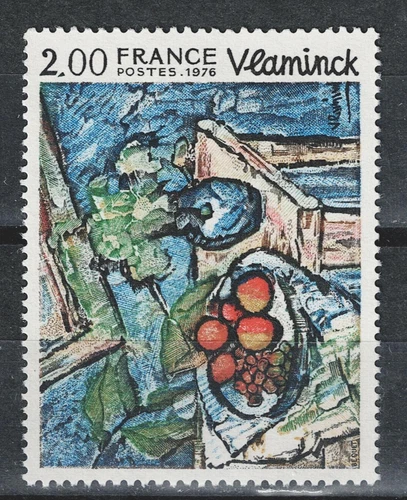 France Art Maurice de Vlaminck Famous Painting stamp 1976 MNH A-5