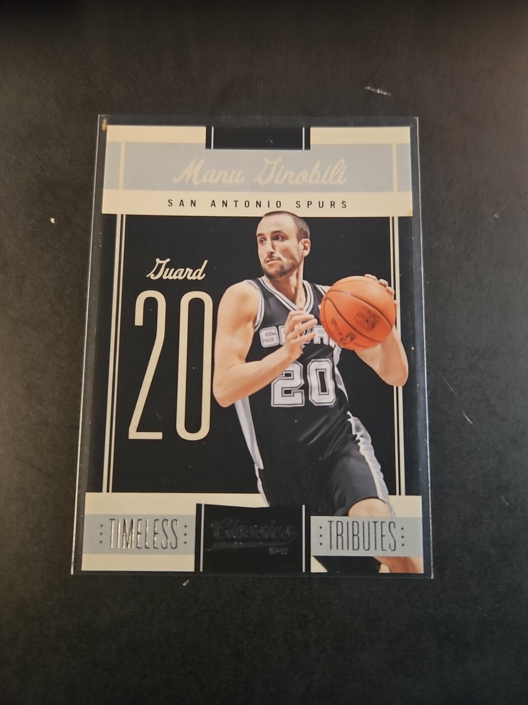 2010-11 Panini Classics Timeless Tributes Silver 198/250 Manu Ginobili#7 HOF(e5)