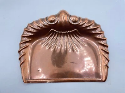 Copper Dust Pan Hand Crumb Pan Antique Vintage Art Nouveau - Image 1 of 4