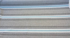 Sunbrella Azore Mist Stripe Outdoor Fabric By the yard